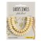 John Bead Earth's Jewels Semi-Precious Rondell 5x8mm Jade-Yellow